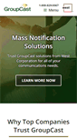 Mobile Screenshot of groupcast.com